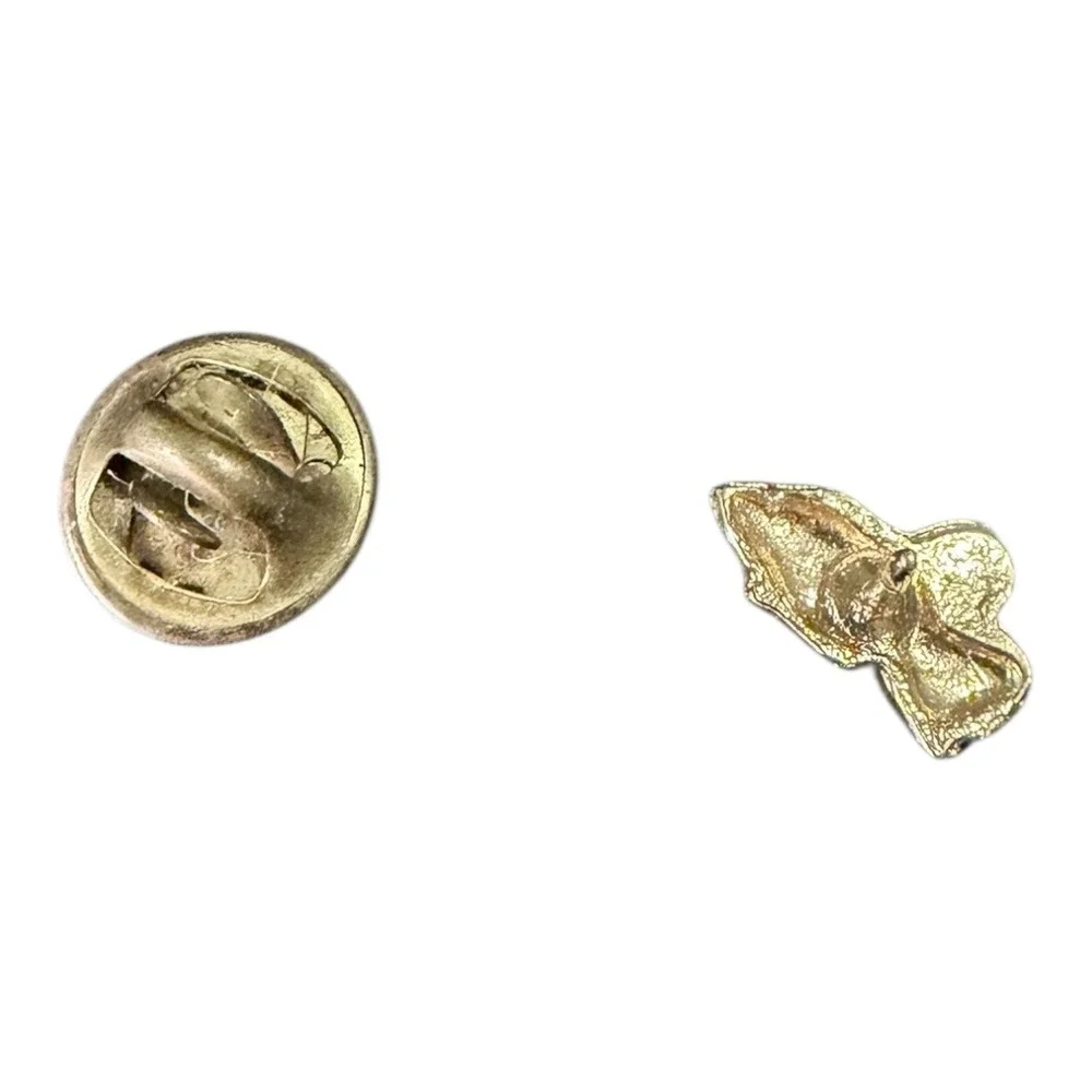 Angelic Religious Unbranded Lapel‎ Pin Set Gold Tone Cherub Praying Hands